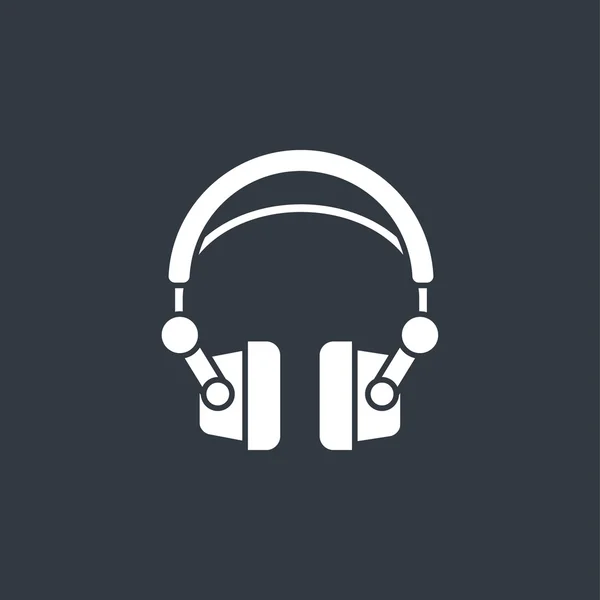 This is a headphone icon — Stok Vektör