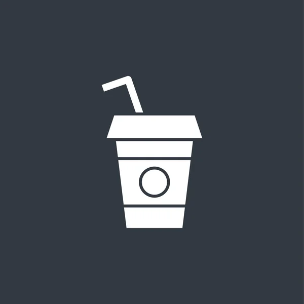 Jednorázová ikona šálku kávy — Stockový vektor