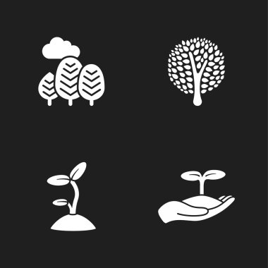 dört düz Eko kutsal kişilerin resmi