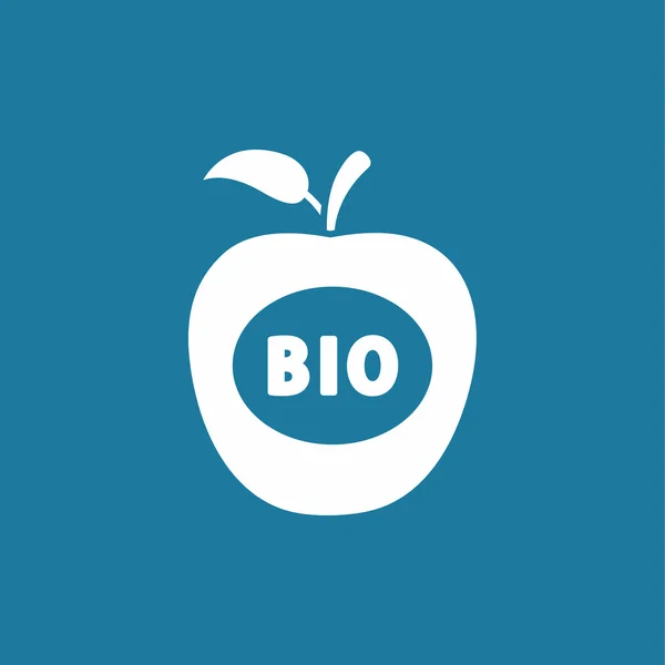 Значок Apple BIO — стоковый вектор