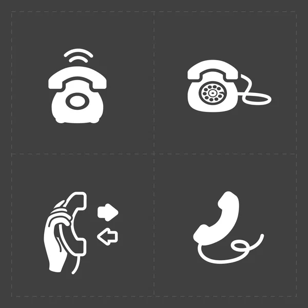 Ícones do telefone, ilustração vetorial . —  Vetores de Stock