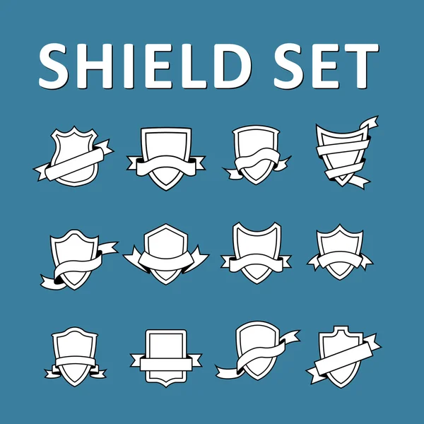 Schild set — Stockvector