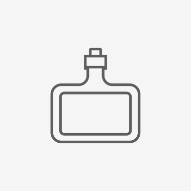 sert alkollü simgesi şişe