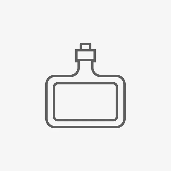 Botella de alcohol duro icono — Vector de stock