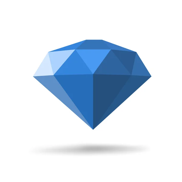 Diamant-Symbol. Teures Geschenk. — Stockvektor