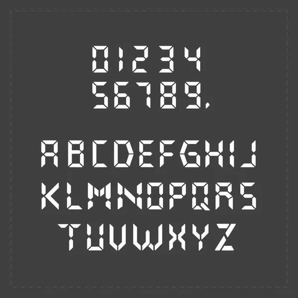 Kalkylator digital text. — Stock vektor