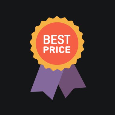 En iyi fiyat garantisi etiket simgesi.