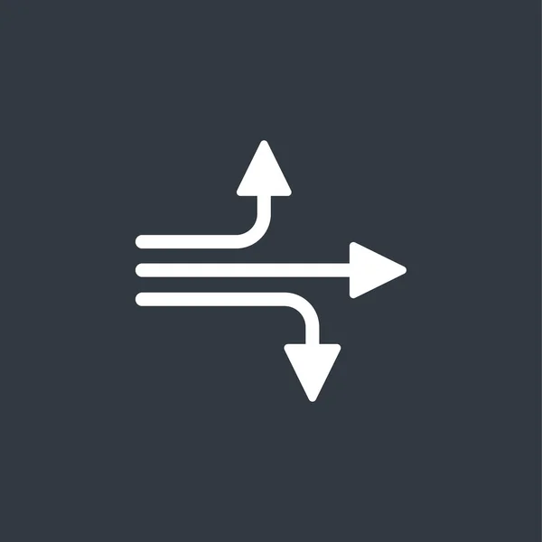 Universal arrow icon — Stock Vector