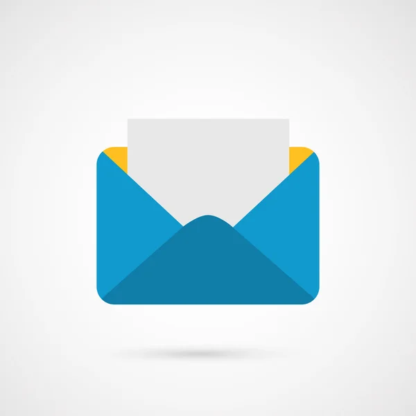 Correo de sobres. Icono de vector de correo electrónico . — Archivo Imágenes Vectoriales