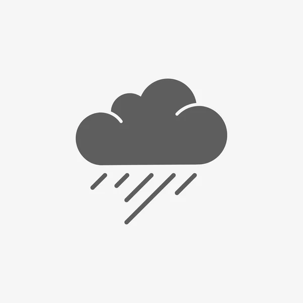 Vettore di nuvole di pioggia — Vettoriale Stock
