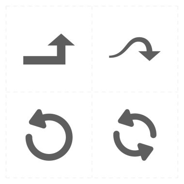 dört düz modern ok