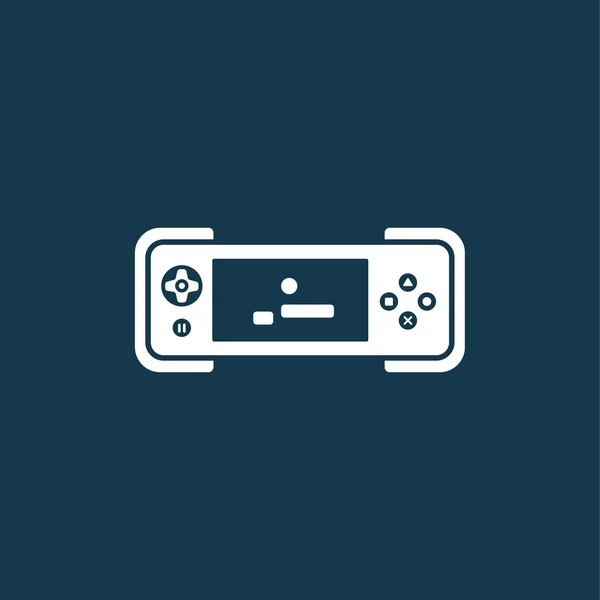 Gamepad template icon. design element — Stock Vector