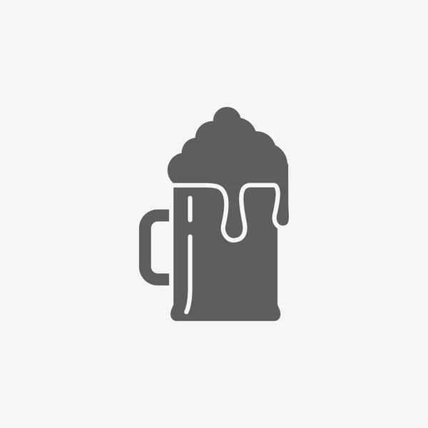 Flat beer icon — Stock Vector