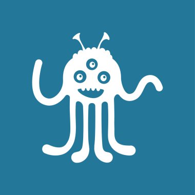 Artoon sevimli canavar