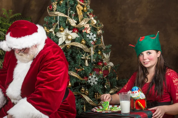 Sneaky little Elf — Stock Photo, Image