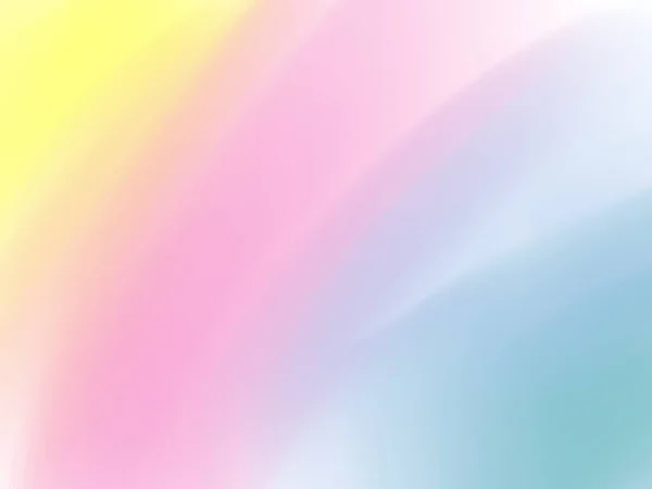 虹色のパステルカラーのイラスト マルチカラー壁紙テクスチャ空とプリンセスとユニコーンの色 — ストック写真