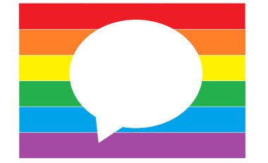 Illustration flag of collective gay pride other sexual orientation. lesbian, gay, bisexual, transgender, transsexual, crossdresser, intersex and queer.