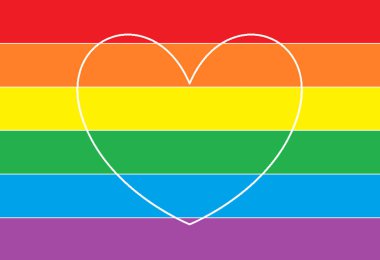 Illustration flag of collective gay pride other sexual orientation. lesbian, gay, bisexual, transgender, transsexual, crossdresser, intersex and queer.