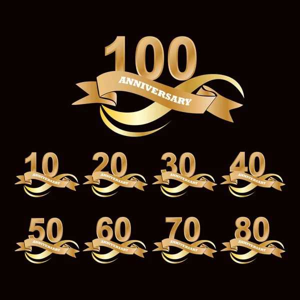 100 Jubileum Sjabloon Vector Ontwerp Illustratie — Stockvector