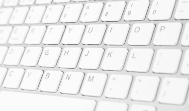 Bilgisayar klavyesinin yakın plan görüntüsü