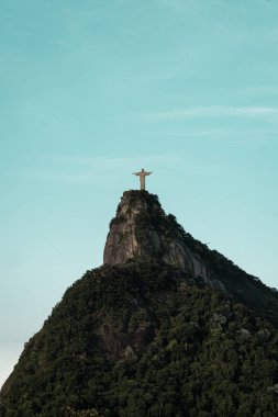 Rio de Janeiro şehrinde Kurtarıcı İsa 'nın görüntüsü