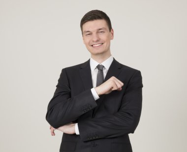 yakışıklı genç işadamı