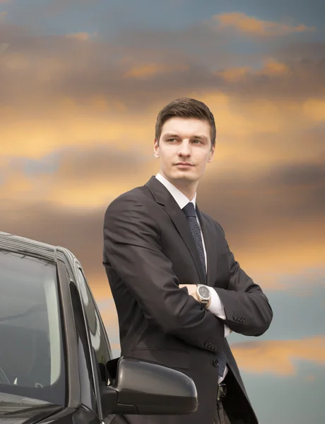 Handsome young businessman — Stock Photo, Image