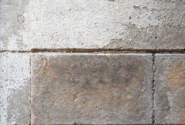 Gri eski tuğla duvar arka plan, doku tuğla duvar