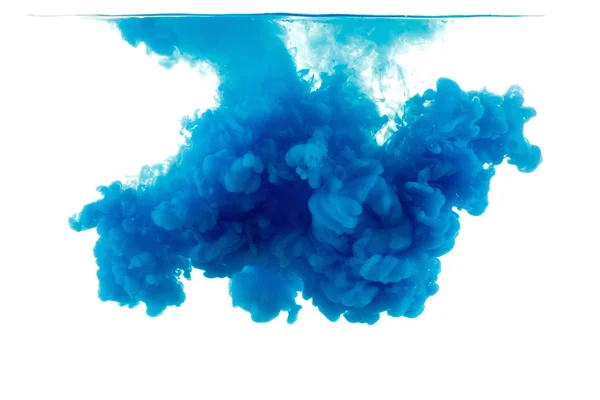 Renk damla su, fotoğrafı çekilen hareket içinde.