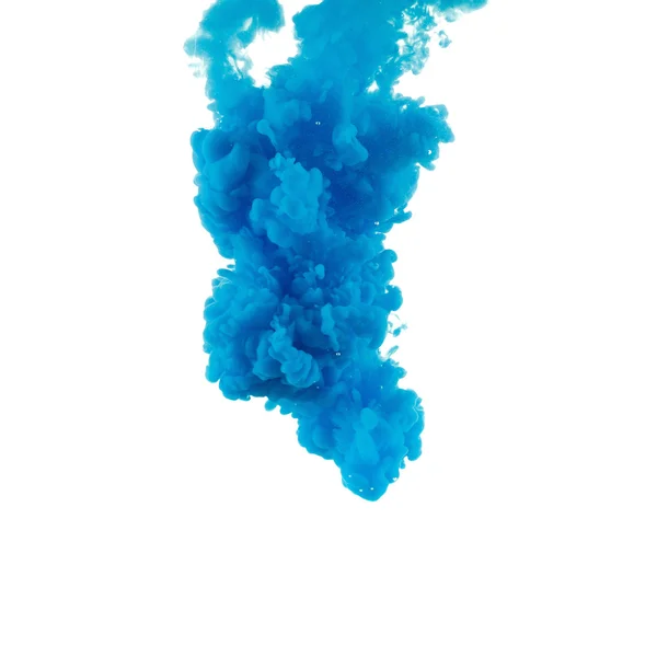 Goccia di colore in acqua, movimento fotografato . — Foto Stock