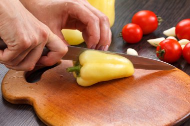 Bir gemide dolmalık biber