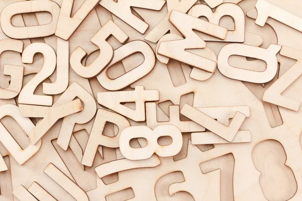 Fondo de letras de madera alfabeto —  Fotos de Stock