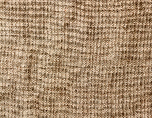 Ruwe textuur van jute, textiel achtergrond closeup — Stockfoto