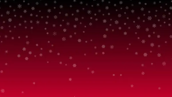 Κόκκινο Χριστούγεννα Φόντο Χιόνι Εικονογράφηση Χριστούγεννα Σχεδιασμός Εποχής — Διανυσματικό Αρχείο