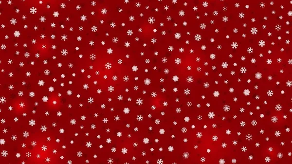 Vermelho Sem Costura Fundo Natal Neve Ilustração Xmas Decoração Inverno —  Vetores de Stock