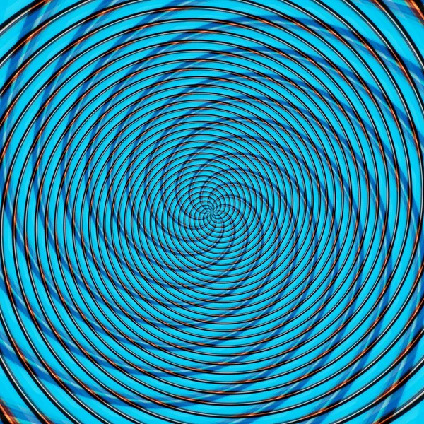 Abstracte Achtergrond Illusie Hypnotische Illustratie Beweging Spiralen Grafische Optische — Stockfoto