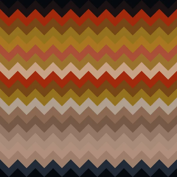 Chevron Muster Hintergrund Zickzack Geometrische Abstrakte Nahtlose Illustration Retro — Stockfoto
