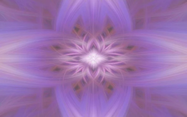 Неоновый Светящийся Геометрический Узор Фиолетовый Фоновый Фрактал Мотивы — стоковое фото