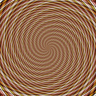 Soyut arka plan illüzyonu hipnotik illüstrasyon, psikedelik fantezi.