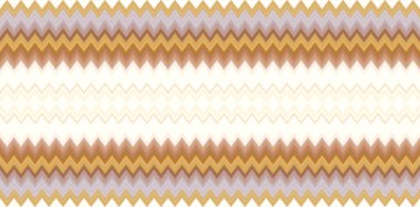 Kahverengi kahve, bronz simge, zigzag desenli arka plan. Kusursuz.