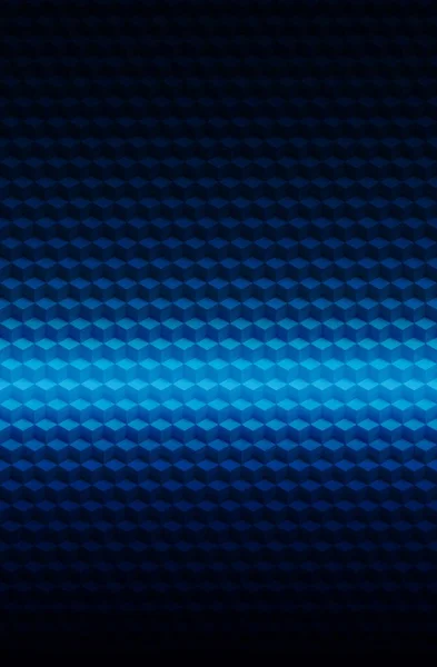 Niebieski Sześcian Geometryczny Wzór Abstrakcyjne Tło Projektowania Okładki Nowoczesny Plakat — Zdjęcie stockowe