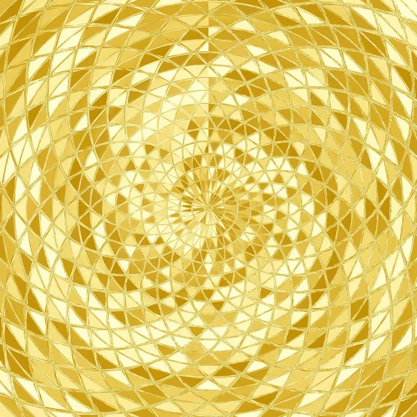 Gold Textur Hintergrund Geometrische Abstrakte Muster Mosaik Luxus — Stockfoto