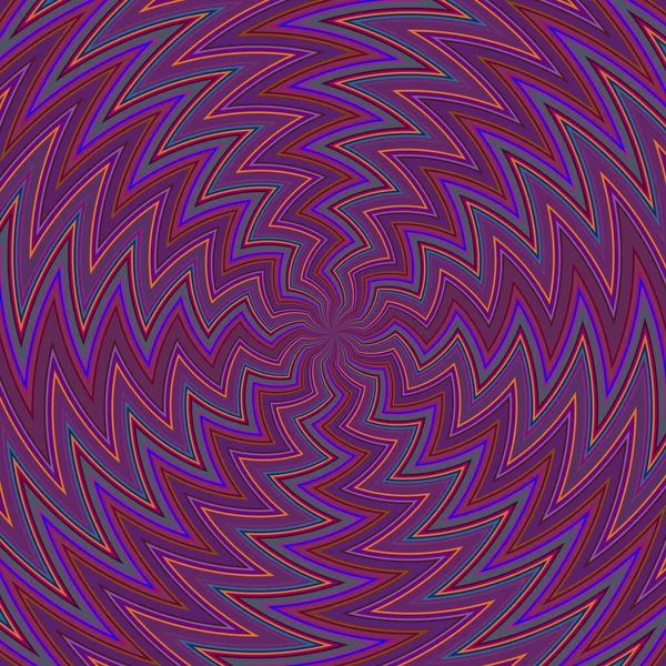 Patrón Zigzag Rayos Radiales Circular Irregulares —  Fotos de Stock
