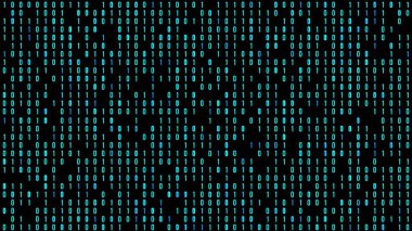 Teknoloji bilgisayar ağı internet dijital arkaplan kodu. konsept ikilisi