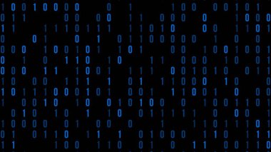 Teknoloji bilgisayar ağı internet dijital arkaplan kodu. sistem mavi