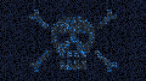 Digital piracy technology computer code internet hacking. software background