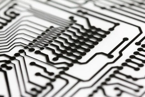 Circuit board close-up. — Stockfoto