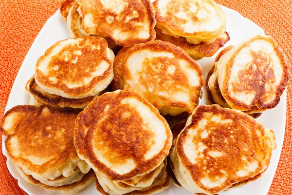 Pancakes on a plate Royalty Free Stock Photos