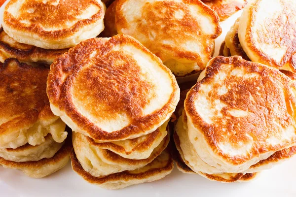 Fresh flapjacks on a plate — Stock Photo, Image