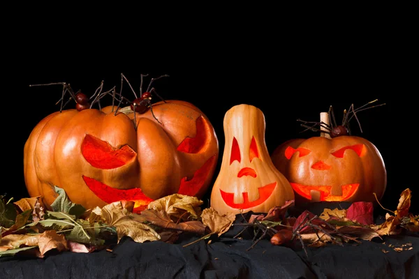 Calabaza espeluznante halloween — Foto de Stock